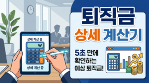 퇴직금 상세 계산기